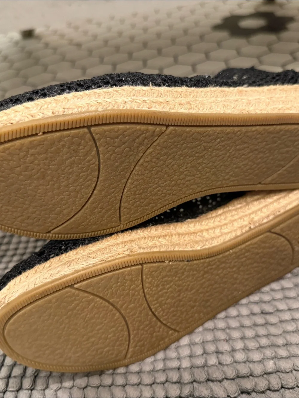 BOBS from Skechers Black Crochet Espadrilles
